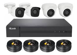 KIT HILOOK UP 4 MP DVR 4CH - 4 CAMARAS BULLET 4MP NO INCLUYE DISCO DURO TK-4144BH-MM